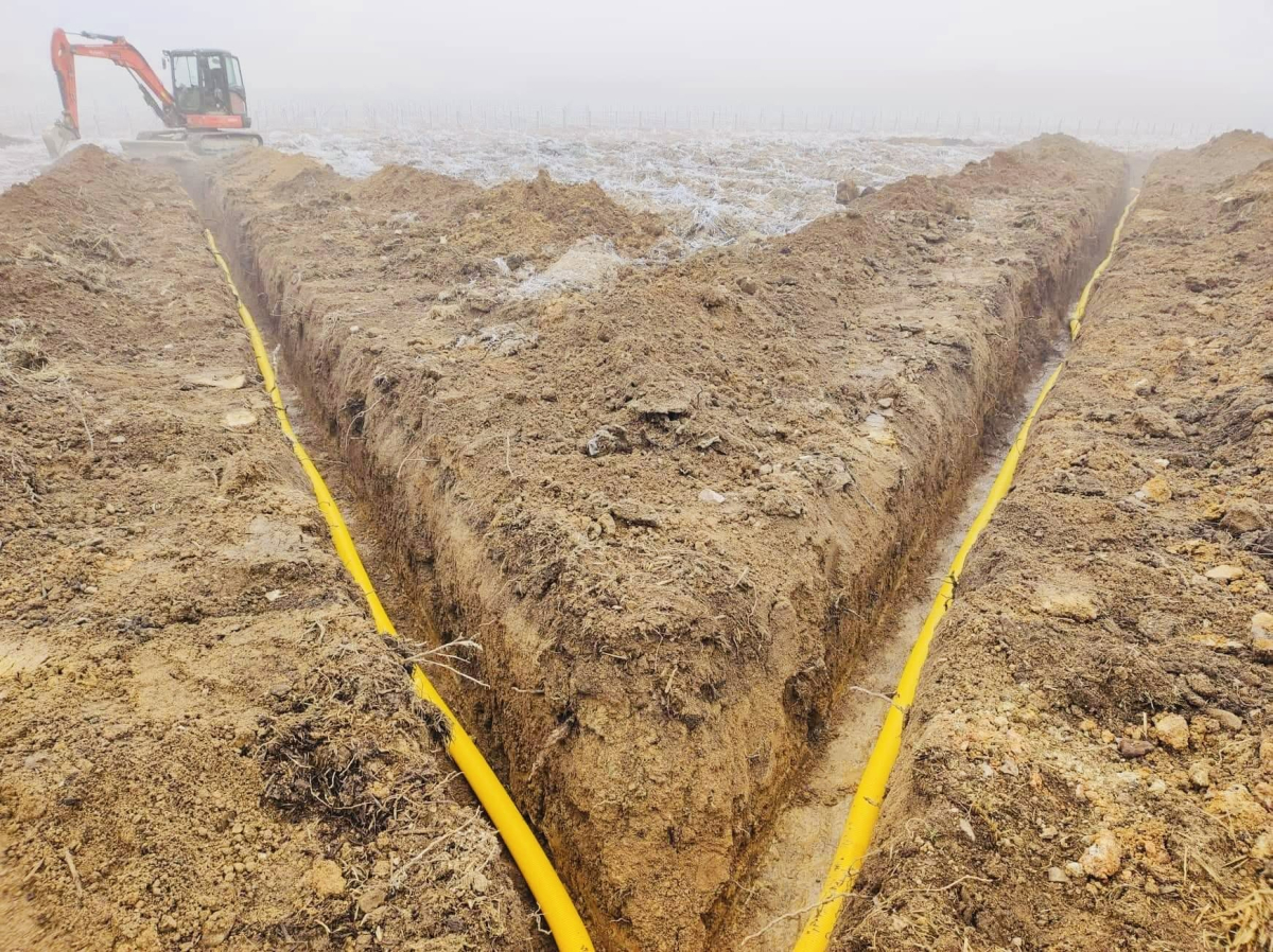 Drainage agricole, Saint-Lager