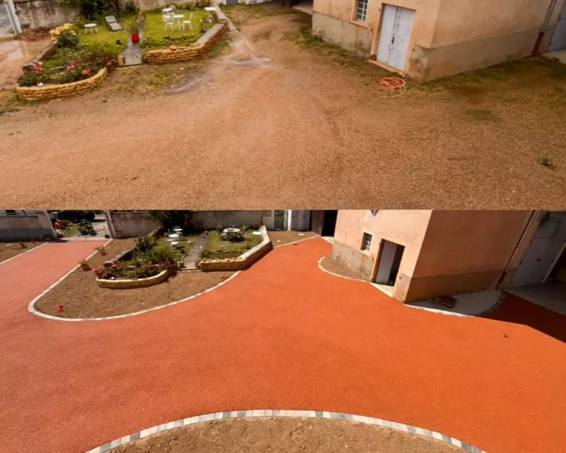 Enrobé coloré, Saint-Georges-de-Reneins, MUTIN TP