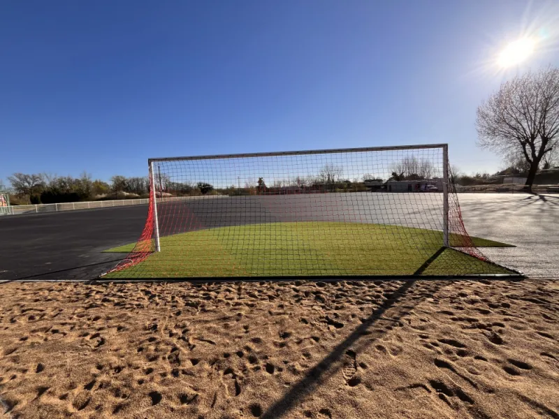 Création de terrains sportifs en enrobé, Saint-Georges-de-Reneins, MUTIN TP