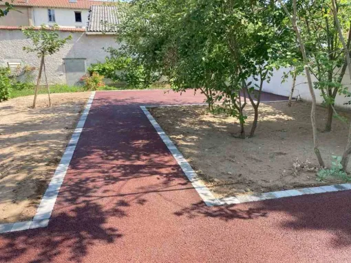 Réfection d'un extérieur sur la commune de Saint Georges de Reneins dans le Rhône (69), Saint-Georges-de-Reneins, MUTIN TP