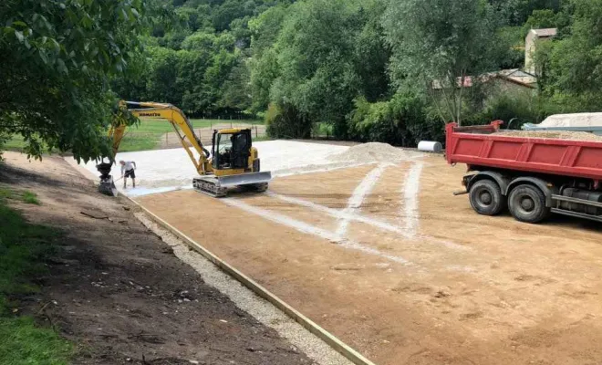 Création d'une carrière équestre à Cenves en Saône et Loire (71), Saint-Georges-de-Reneins, MUTIN TP