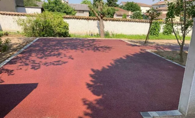 Réfection d'un extérieur sur la commune de Saint Georges de Reneins dans le Rhône (69), Saint-Georges-de-Reneins, MUTIN TP