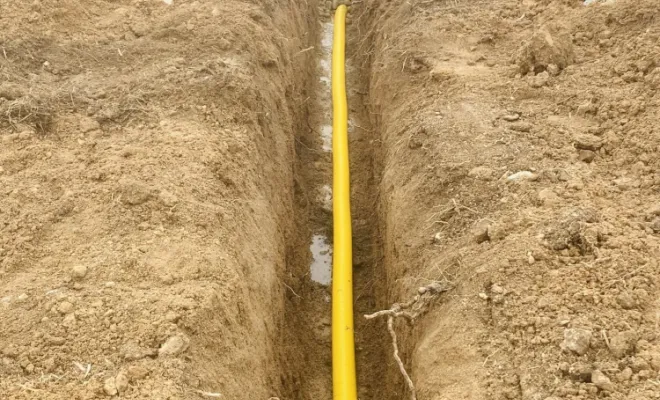 Drainage agricole, Saint-Lager, Saint-Georges-de-Reneins, MUTIN TP