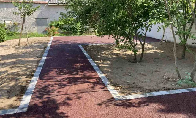 Allée piétonne, Saint-Georges-de-Reneins, MUTIN TP