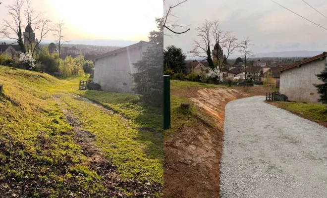 Chemin d'accès, Saint-Georges-de-Reneins, MUTIN TP