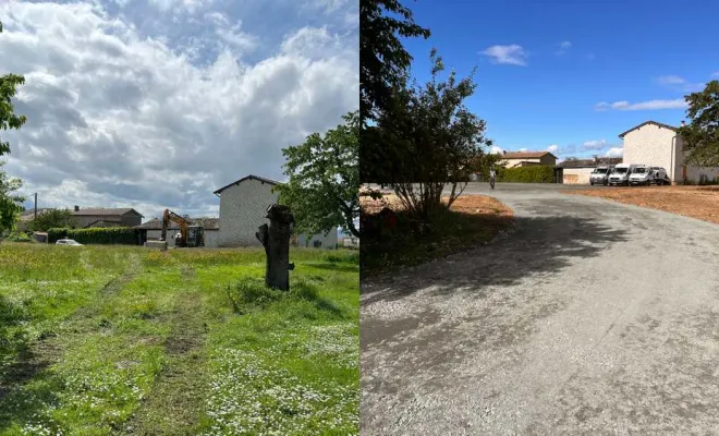 Chemin d'accès, Saint-Georges-de-Reneins, MUTIN TP