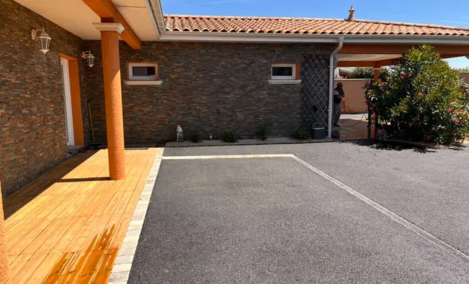 Enrobé et pavé, Saint-Georges-de-Reneins, MUTIN TP