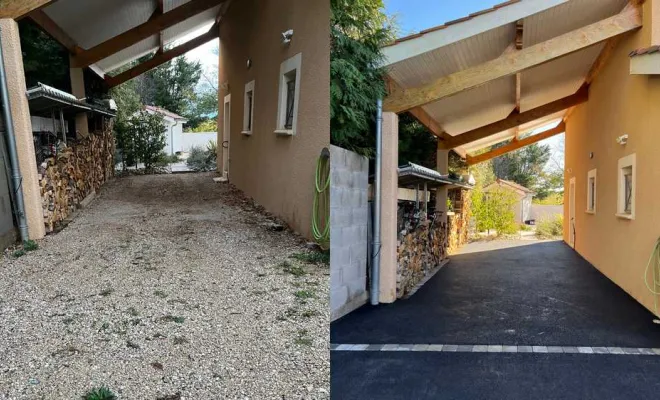 Enrobé et pavé, Saint-Georges-de-Reneins, MUTIN TP