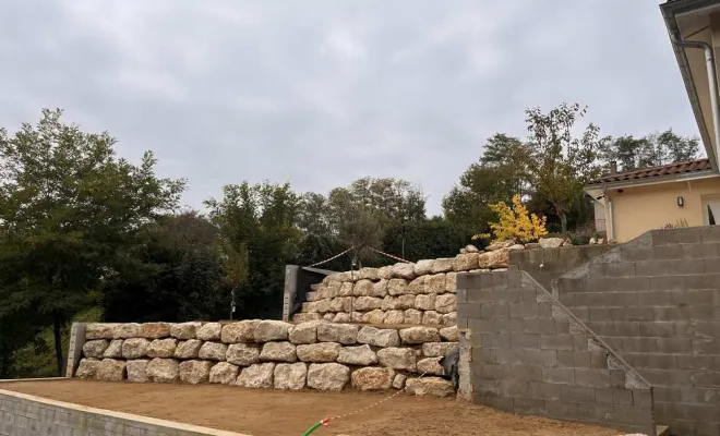Enrochement par palier, Saint-Georges-de-Reneins, MUTIN TP
