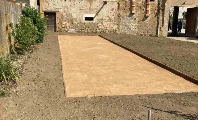 Terrain de pétanque, Saint-Georges-de-Reneins, MUTIN TP