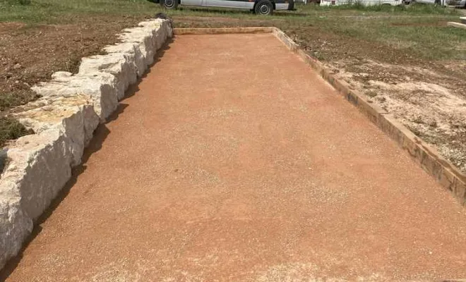 Terrain de pétanque, Saint-Georges-de-Reneins, MUTIN TP