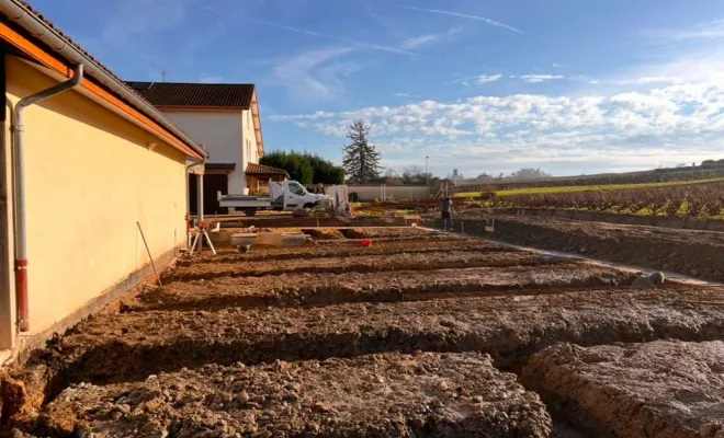 Terrassement, Saint-Georges-de-Reneins, MUTIN TP