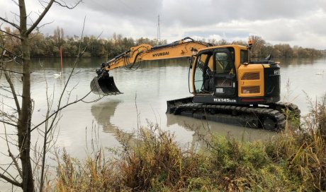 Création d'une mise à l'eau pour la VNF sur la Loire