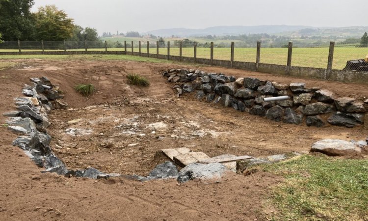 Renforcement des parois du bassin